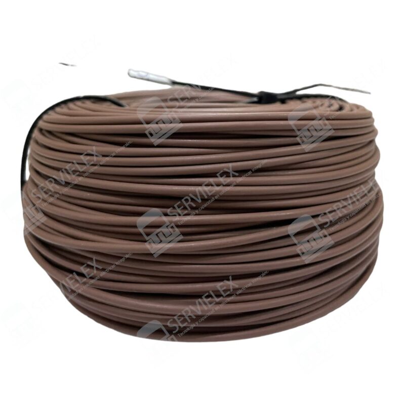 CABLE AUTOMOTRIZ AUTOEXTINGUIBLE (ANTIFLAMA) CALIBRE 16 CAFE - Servielex