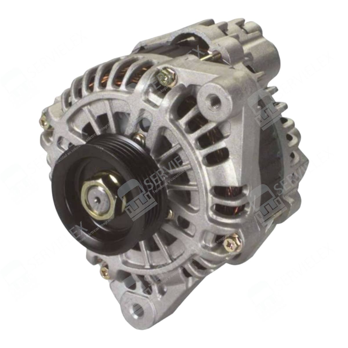 Alternador TESLA TECHNICS TT11253 PRO 12V 125A - Compatible Con Mitsubishi, Volvo, Opel, Renault Y Otros