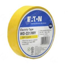 CINTA AISLANTE EATON DE COLOR AMARILLA 19MM X 18M