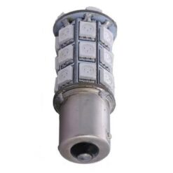 FOCO 12V 1156 1POLO P/PAREJAS 27LED FIJO AZUL