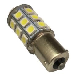 FOCO 12V 1156Y 1POLO P/ESCUADRA 27LED FIJO BCO