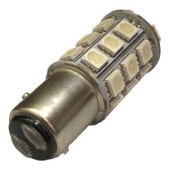 FOCO 12V 1157 2POLOS P/DISPAREJAS 27LED FIJO AMB