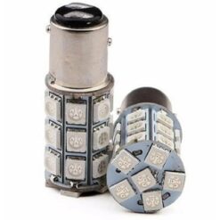 FOCO 12V 1157 2POLOS P/DISPAREJAS 27LED FIJO AZUL