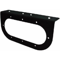 BASE METALICA P/PLAFON 6"  OVAL NEGRA