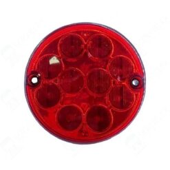 CALAVERA LED 12V/24V 3.5" 10LED BOXER OF TORINO OH C/CABLES ROJO