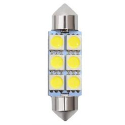 FOCO 12V T/FUSIBLE 39MM 6LED