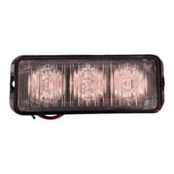 ESTROBO SENCILLO 12V/24V 3LED ROJO TROGRIM