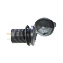 CARGADOR REDONDO 12V/24V 2 USB CON INTERRUPTOR Y PILOTO