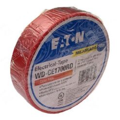 CINTA AISLANTE EATON DE COLOR ROJO 19MM X 18M
