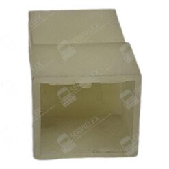 CONECTOR 2VIAS UNIVERSAL BLANCO HEMBRA FORMA PARALELO
