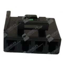 CONECTOR 4VIAS NEGRO CENTRAL ELECTRICA VOLVO MERCEDES METRI-PACK SERIE 280 APTIV