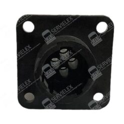 CONECTOR AMP 4VIAS NEGRO HEMBRA CIRCULAR SERIE CPC TE CONNECTIVITY