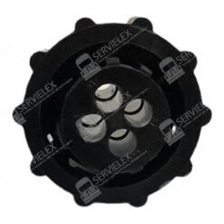 CONECTOR AMP 4VIAS NEGRO MACHO CIRCULAR SERIE CPC TE CONNECTIVITY