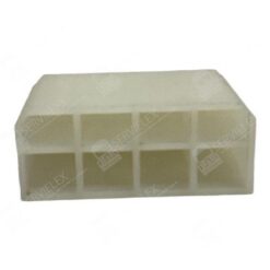 CONECTOR 8VIAS UNIVERSAL BLANCO MACHO