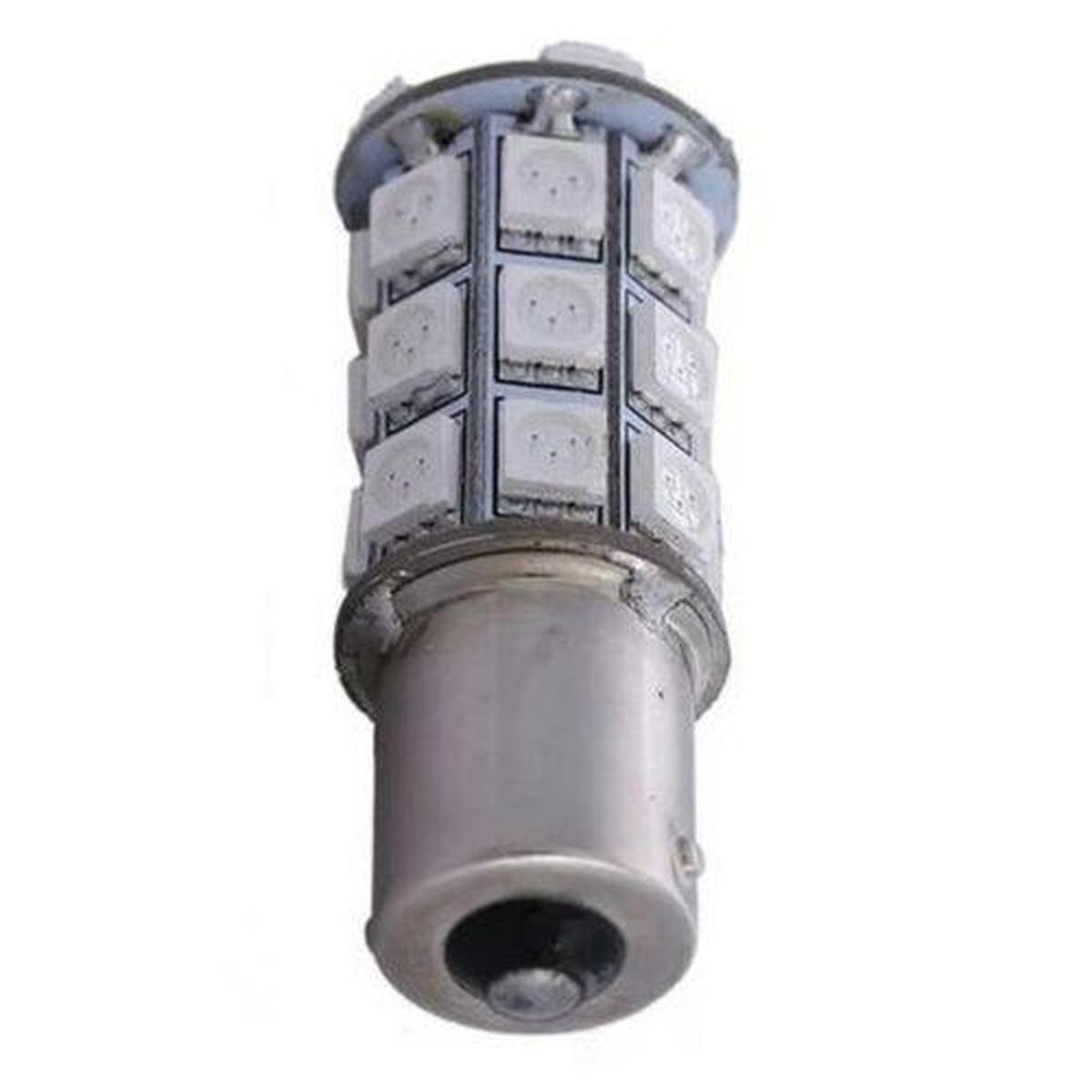 FOCO 12V 1156 1POLO P/PAREJAS 27L ESTROBO AZUL