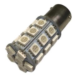 FOCO 12V 1156Y 1POLO P/ESCUADRA 27LED FIJO AMB