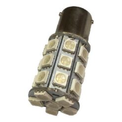 FOCO 12V 1156Y 1POLO P/ESCUADRA 27LED FIJO AZUL