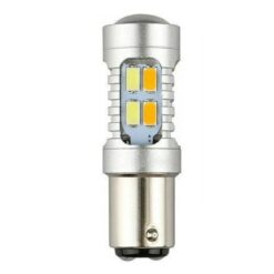 FOCO 12V 1157 2POLOS P/DISPAREJAS 20LED FIJO BICOLOR