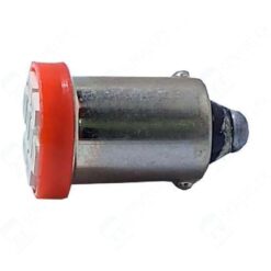 FOCO 12V BA9 PLANO 8LED ROJO