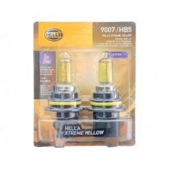 FOCO HELLA 12V 9007 65/55W YELLOW EN BLISTER (PAR)