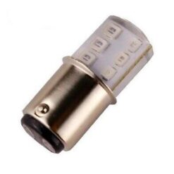 FOCO 24V 1157 2POLOS P/DISPAREJAS GEL 12LED ESTROBO AMB