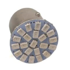 FOCO 24V 1157 2POLOS P/DISPAREJAS PLANO 22LED FIJO AZUL