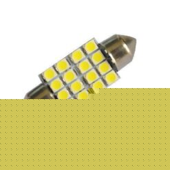 FOCO 24V T/FUSIBLE 39MM 16LED BCO