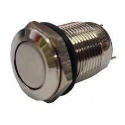 INTERRUPTOR MINI CROMADO 1PASO REBOTE 2TERMINALES