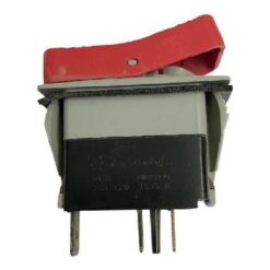 INTERRUPTOR EMERGENCIA 1PASO 3TERMINALES CARLING ROJO