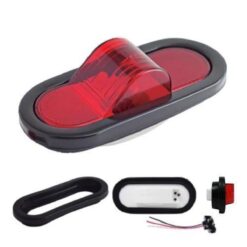 PLAFON 6" OVAL HULE C/RELIEVE C/CONEC ROJO