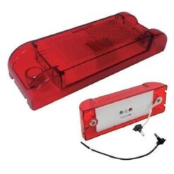 PLAFON LAT SELL CHALUPA C/REFLEJANTE ROJO