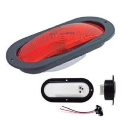 PLAFON 6" OVAL SELL REM C/CONEC ROJO