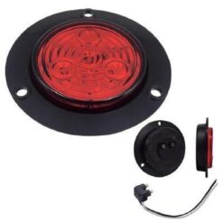 PLAFON 12V 2" ABS 3LED C/CONEC ROJO LOMBRA