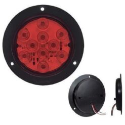 PLAFON 4" 10L ABS DESTELLO C/DIR ROJO