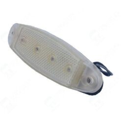 PLAFON 12V/24V ZAFIRO LUNA 4LED BLANCO