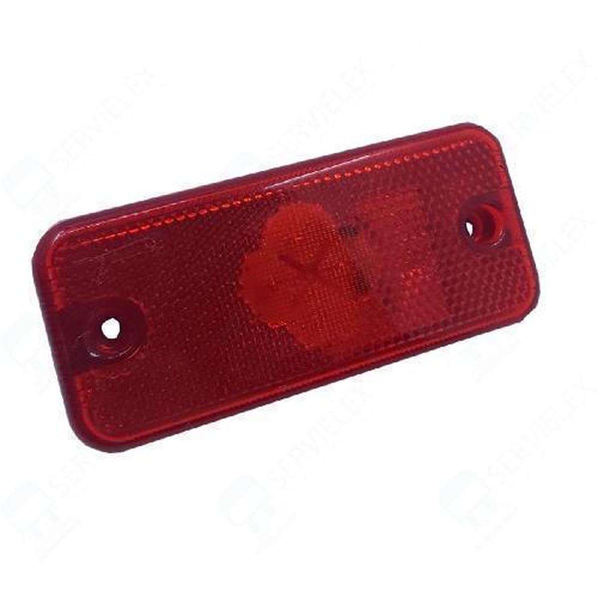 PLAFON 12V/24V VOLVO LATERAL TREBOL 4LED P/CONECTOR ROJO TECNOLAMP