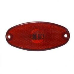 PLAFON 12V MPOLO MERC LATERAL OVALADO 6LED ROJO