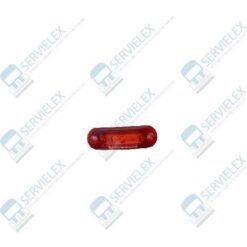 PLAFON 12V/24V CASITA  ROJO/ROJO