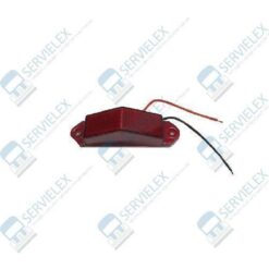 PLAFON 12V CASITA MINI TRIANGULO 3LED ROJO