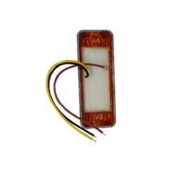PLAFON 12V/24V LATERAL CROM 12LED ESTROBO ALTA/BAJA FIJO AMB