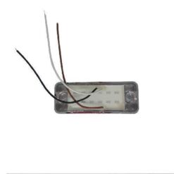 PLAFON 12V/24V LATERAL CROM 12LED ESTROBO BLANCO