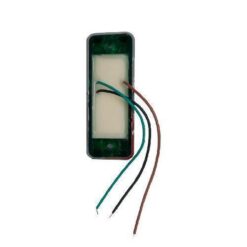 PLAFON 12V/24V LATERAL CROM 12LED ESTROBO VERDE