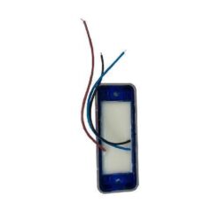 PLAFON 12V/24V LATERAL CROM 12LED ESTROBO AZUL