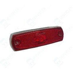 PLAFON LATERAL EUROCAR 3LED BASE GRIS ROJO
