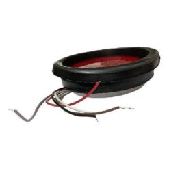 PLAFON 12V REDONDO 4" HULE 14LED ARO DE GEL ROJO