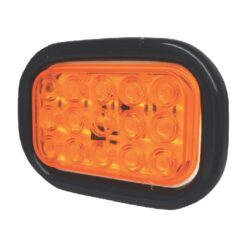 PLAFON 12V RECTANGULAR 5" ABS 15LED FIJO AMB TRAKTOLAMP