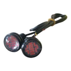 OJO DE AGUILA 12V DELIMITADOR FIJO ROJO C/U