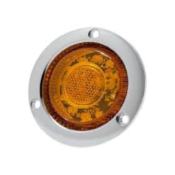 PLAFON 12V/24V REDONDO 2.5" CROM 12LED ESTROBO AMB TROGRIM