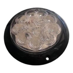 PLAFON 12V 4" 12LED ABS PLANO FIJO BLANCO TROGRIM