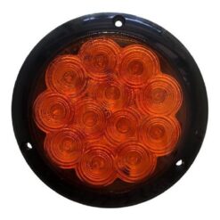 PLAFON 12V 4" 12LED ABS PLANO MOVIMIENTO Y ESTROBO AMBAR TROGRIM